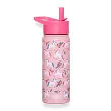 Laden Sie das Bild in den Galerie-Viewer, Wildkin Magical Unicorns Stainless Steel Water Bottle – 18 oz