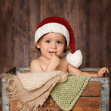 Load image into Gallery viewer, The Blueberry Hill Nicholas Santa Hat Kids Baby Christmas Holiday 2025