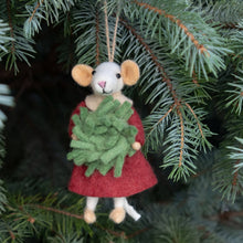 Load image into Gallery viewer, The Winding Road Ornament - Mouse Carolers