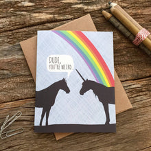Load image into Gallery viewer, Unicorn Weird Birthday Card