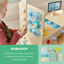 Load image into Gallery viewer, Haba Creative Play 3 in 1 – Play Kitchen, Store & Workshop 👉 ONLINE ONLY