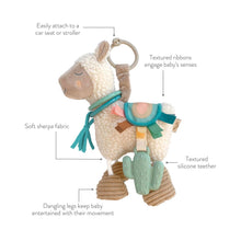 Load image into Gallery viewer, Itzy Friends Link & Love Activity Plush Llama with Teether Toy