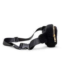 Load image into Gallery viewer, Zomi Gems Fuzzy Crossbody Sling Bag w/ Heart for Kids Black