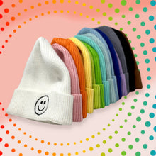 Load image into Gallery viewer, Baby Smiley Beanie Cute and Cozy Infant Hat with Smiley Face