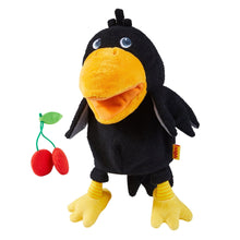 Load image into Gallery viewer, Haba Theo the Raven Glove Puppet ๐ ONLINE ONLY