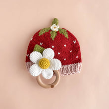 Load image into Gallery viewer, The Blueberry Hill Addie Strawberry Beanie – 100% Cotton Baby Hat