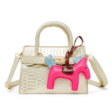 Load image into Gallery viewer, Zomi Gems Crocodile Pony Handbag
