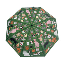 Load image into Gallery viewer, Naked Decor Kitties Cat Parade Umbrella