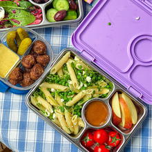 Load image into Gallery viewer, Yumbox Prêt Leakproof Stainless Steel Bento Lavande Purple