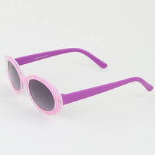 Load image into Gallery viewer, Kids Striped Daisy Flower Sunglasses