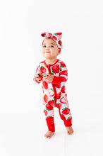 Load image into Gallery viewer, Jammie Session Berry Sweet Bamboo Baby Romper