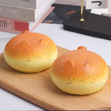 Laden Sie das Bild in den Galerie-Viewer, Cat Bread Squishy — Soft Slow-Rising Stress Relief Toy