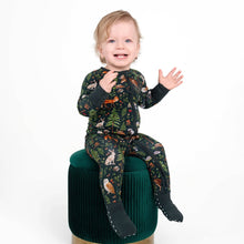 Load image into Gallery viewer, Jammie Session Wood You Be My Friend Bamboo Baby Romper