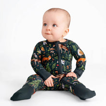 Load image into Gallery viewer, Jammie Session Wood You Be My Friend Bamboo Baby Romper