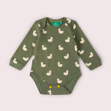 Load image into Gallery viewer, Little Green Radicals Olive Ducks Bodysuits, 2-Pack