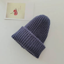 Load image into Gallery viewer, Matching Parent & Child Knit Beanie Set