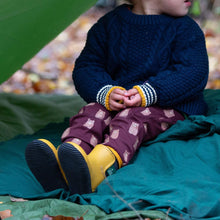 Load image into Gallery viewer, Little Green Radicals Brown Bears Comfy Joggers