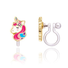 Laden Sie das Bild in den Galerie-Viewer, Girl Nation CLIP ON Cutie Earrings | Unicorn Dreams