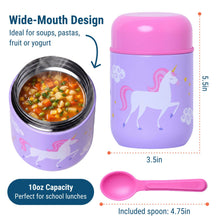 Load image into Gallery viewer, Wildkin Unicorn Soup Container - 10oz