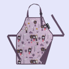 Load image into Gallery viewer, Urban Infant Little Helper Kids Apron, Washable Cotton/Poly - Violet