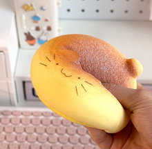 Laden Sie das Bild in den Galerie-Viewer, Cat Bread Squishy — Soft Slow-Rising Stress Relief Toy