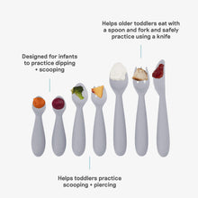 Load image into Gallery viewer, Ezpz Developmental Utensil Set 👉 ONLINE ONLY