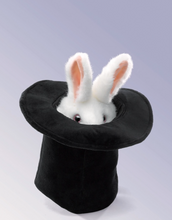 Load image into Gallery viewer, Folkmanis Rabbit In Hat Puppet