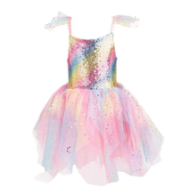 Load image into Gallery viewer, Great Pretenders Rainbow Fairy Dress With Wings