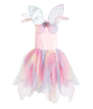 Load image into Gallery viewer, Great Pretenders Rainbow Fairy Dress With Wings