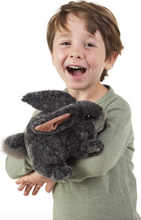Load image into Gallery viewer, Folkmanis Gray Bunny Rabbit Puppet