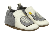 Load image into Gallery viewer, Robeez Elephant Stars Ivory Size 6-12m