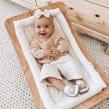 Load image into Gallery viewer, Robeez Elephant Stars Ivory Size 6-12m