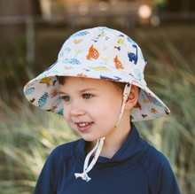 Load image into Gallery viewer, Jan & Jul Cotton Bucket Hat Dino Kids Size L 2-5Y
