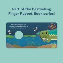 Load image into Gallery viewer, Baby Alligator Finger Puppet Board Book