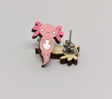 Load image into Gallery viewer, Unpossible Cuts Axolotl Stud Handmade Earrings