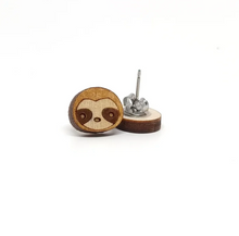 Load image into Gallery viewer, Unpossible Cuts Sloth Earrings