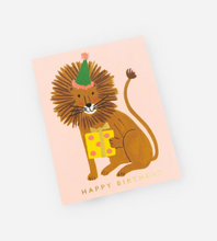 Load image into Gallery viewer, Rifle Paper Co. Lion Birthday Card