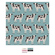 Load image into Gallery viewer, Kickee Pants Print Convertible Sleeper with Zipper in Jade Cows 👉 ONLINE ONLY