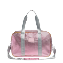 Load image into Gallery viewer, State Bags Rockaway Duffle Pink/Silver 👉 ONLINE ONLY