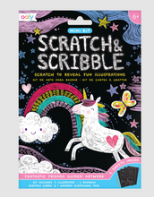 Load image into Gallery viewer, Ooly Mini Scratch & Scribble Art Kit:Funtastic Friends