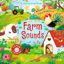 Load image into Gallery viewer, Usborne Sound Books Farm Sounds Board Book