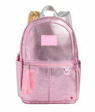 Load image into Gallery viewer, State Bags Kane Kids Mini Travel Metallic Pink/Silver