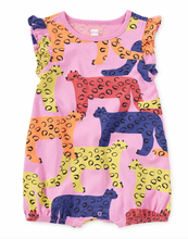 Load image into Gallery viewer, Tea Collection Flutter Baby Romper Bright Jaguars