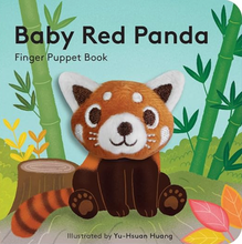 Load image into Gallery viewer, Baby Red Panda Finger Puppet Book