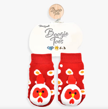 Load image into Gallery viewer, Boogie Toes Chicken Non-Slip Rattle Socks