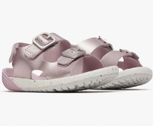 Load image into Gallery viewer, Merrell Bare Steps Sandal Lilac/Metallic