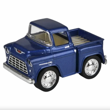 Load image into Gallery viewer, Mini Chevy Stepside Pull Back Toy Truck – 2" Die-Cast Vehicle