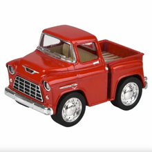 Load image into Gallery viewer, Mini Chevy Stepside Pull Back Toy Truck – 2" Die-Cast Vehicle