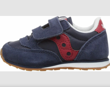 Laden Sie das Bild in den Galerie-Viewer, Saucony Jazz Hook & Loop Navy Rot Kleinkinder-Sneaker