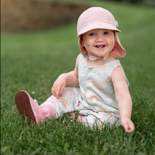 Load image into Gallery viewer, Jan & Jul Light Pink Cotton Baby Sun Cap